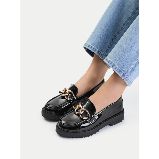 Loafersy DeeZee WS5621-18 Czarny
