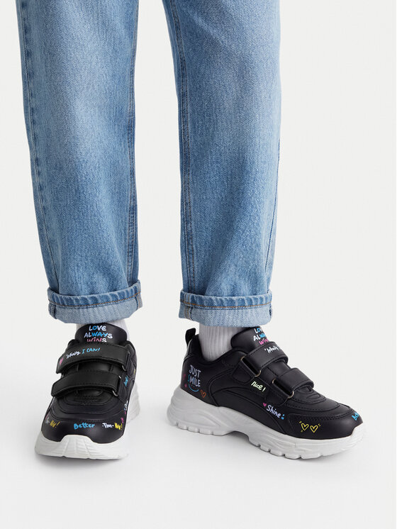 DeeZee Sneakersy CEO-AVO-19627-002 Czarny