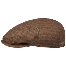 Kaszkiet Benfold Driver by JJ Hats, brązowo-beżowy, XL (60-61 cm)