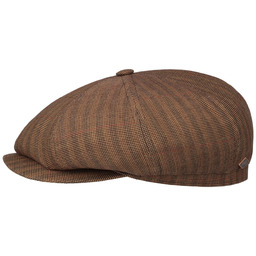 Kaszkiet Benfold 8 Panel by JJ Hats, brązowo-beżowy, L (58-59 cm)