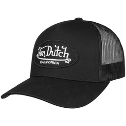 Czapka Trucker Boston Oval Patch SB by Von Dutch, czarno-biały, One Size