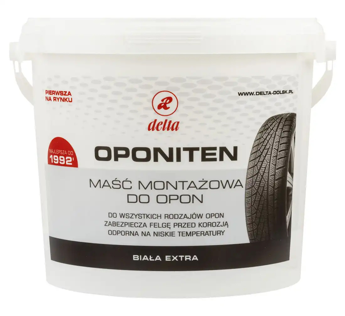OUTLET Pasta montażowa do opon Acrylmed uniwersalna biała - 5kg DELTA