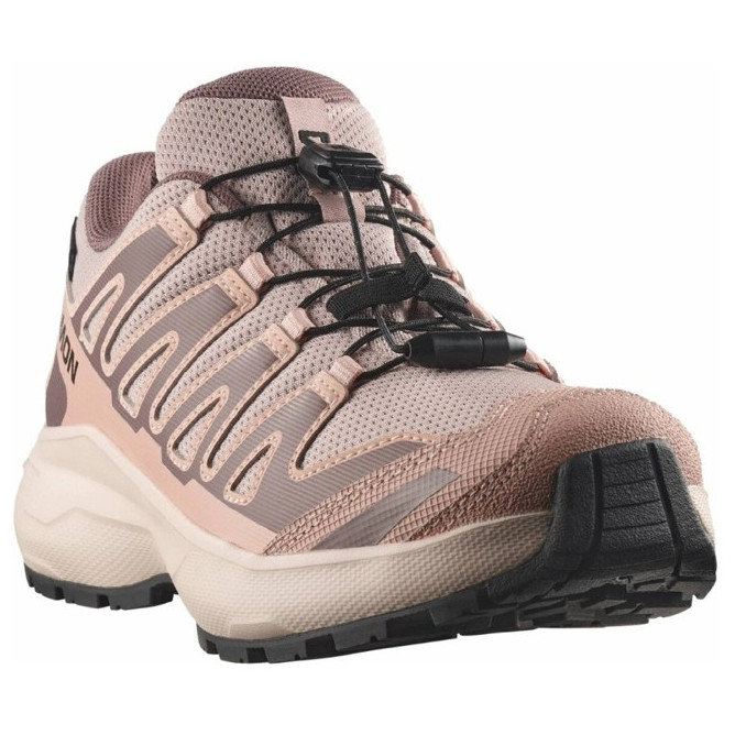 Buty dziecięce Salomon Xa Pro Wp J Oxford Tan-Tapioca-Black Rozmiar butów (UE): 36 / Kolor: beżowy