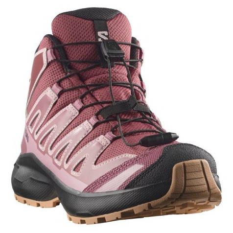 Buty dziecięce Salomon Xa Pro Mid Wp J Nocturne-Dusky Orchid-Black Rozmiar butów (UE): 36 / Kolor: czerwony