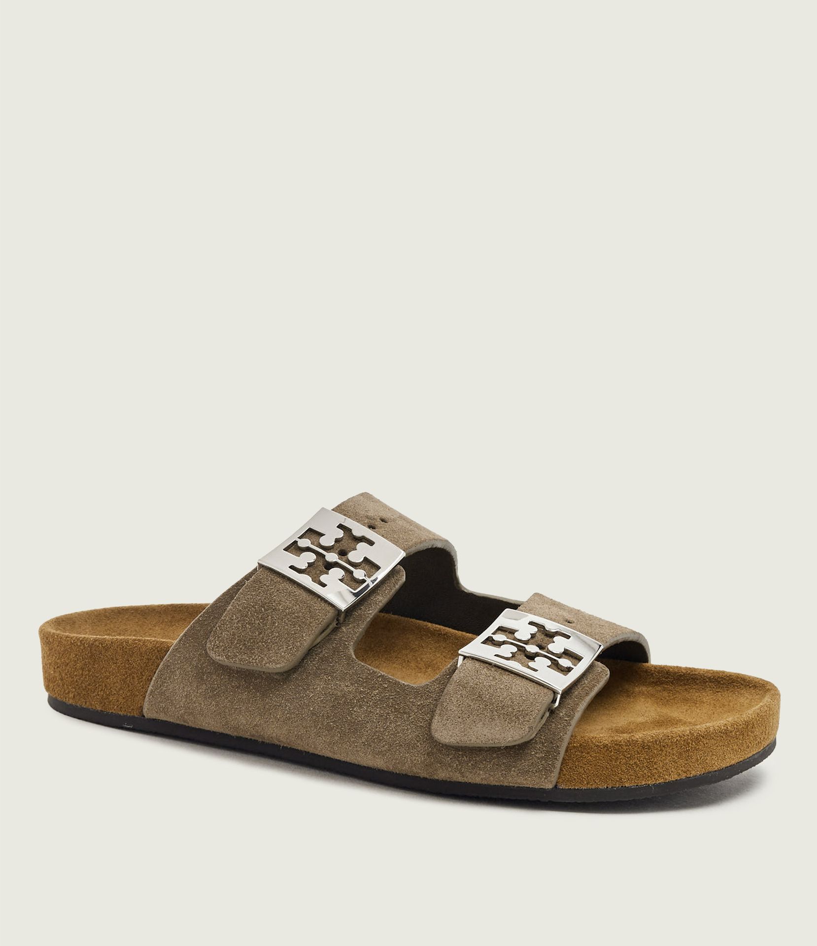 TORY BURCH Klapki Mellow zamsz