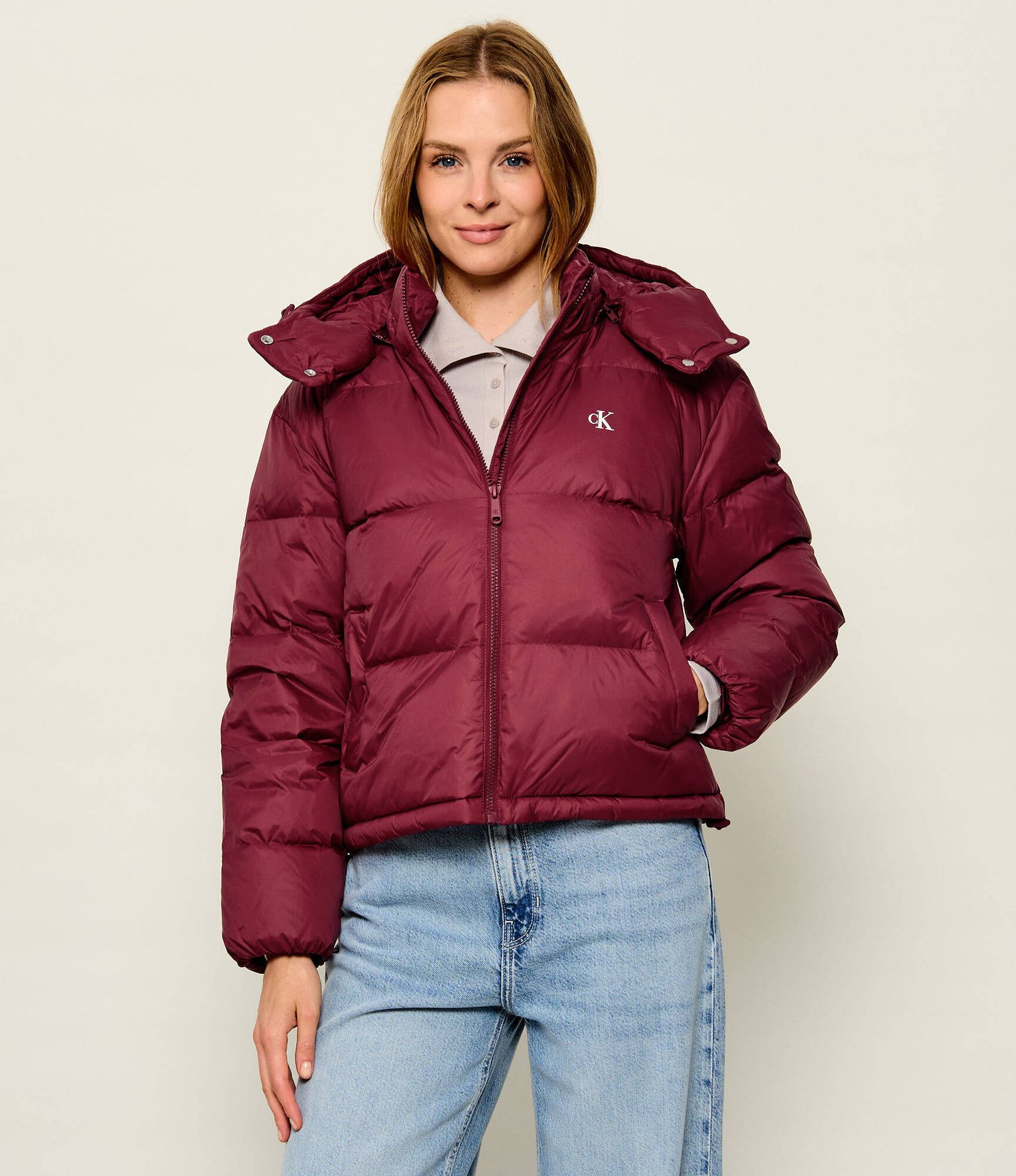 Calvin Klein Jeans Puchowa kurtka Essential Regular Fit