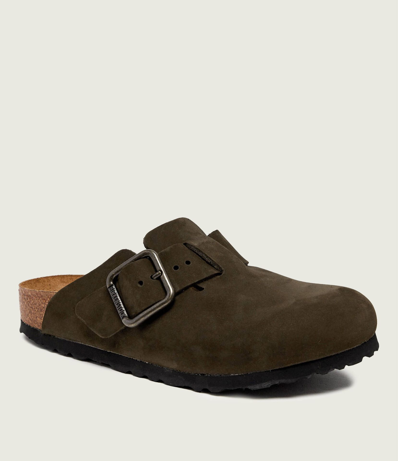 Birkenstock Skórzane mule Boston Wire Buckle narrow fit