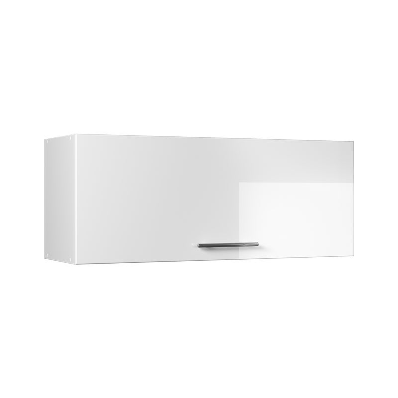 Vicco Szafka ścienna Fame-Line, Biały wysoki połysk/Biały, 100 cm