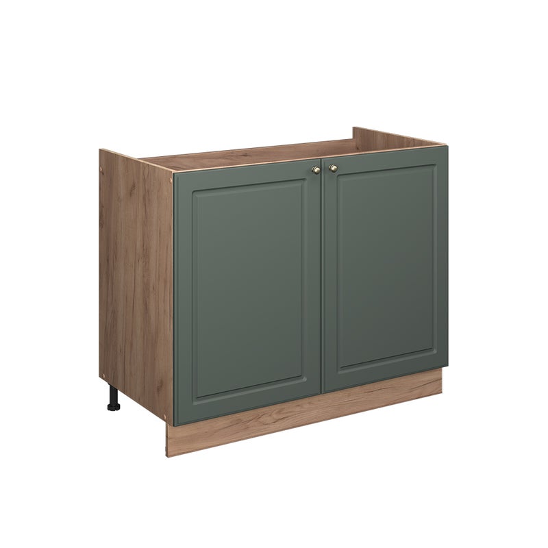 Vicco Szafka pod zlew Fame-Line, Green Gold Country/Dąb goldkraft, 100 cm bez blatu roboczego
