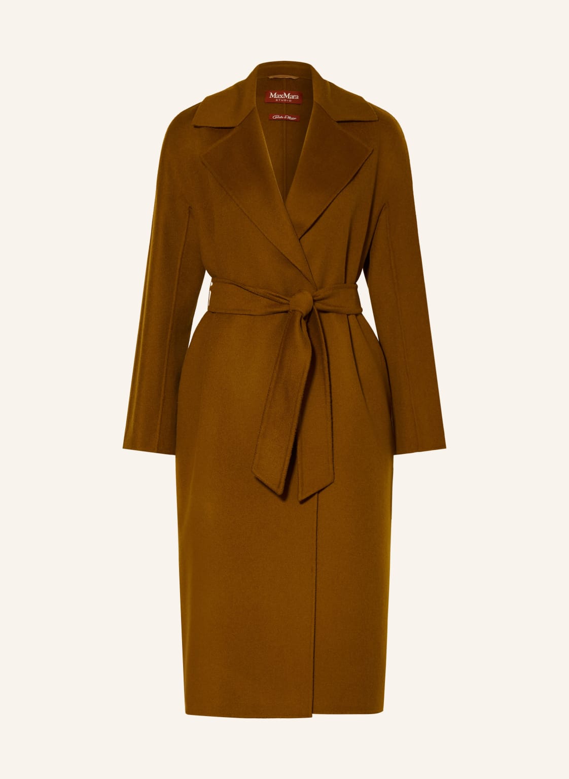 Max Mara Studio Płaszcz Wełniany Cles braun