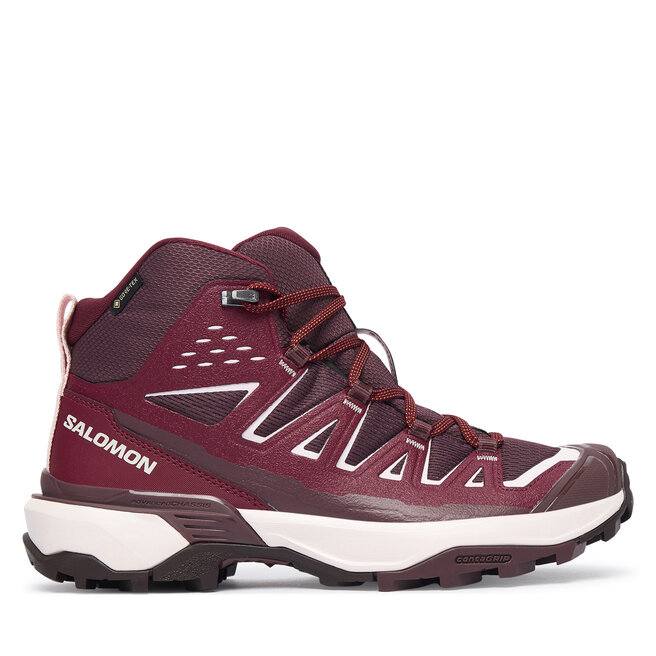 Trekkingi Salomon X Ultra 360 Edge Mid GORE-TEX L49223400 Bordowy