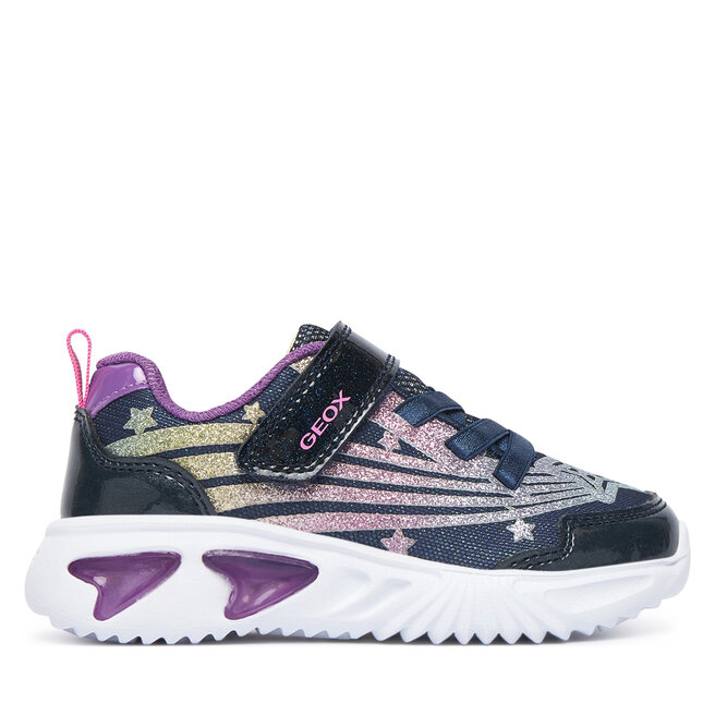 Sneakersy Geox J Assister Girl J56E9B 0ASKN C4269 M Granatowy