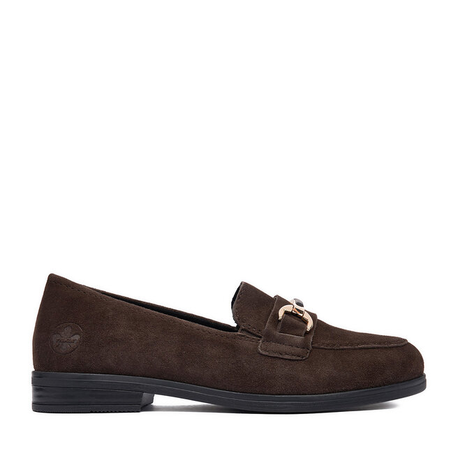 Loafersy Rieker CEO-46262-25 Brązowy ciemny