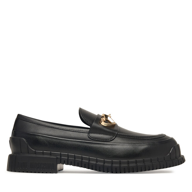 Loafersy LOVE MOSCHINO JA10023G1PIA0000 Czarny