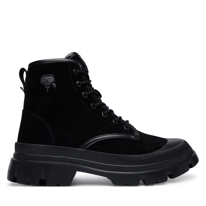 Trzewiki KARL LAGERFELD Trekka Mens Nft KL25252 Czarny