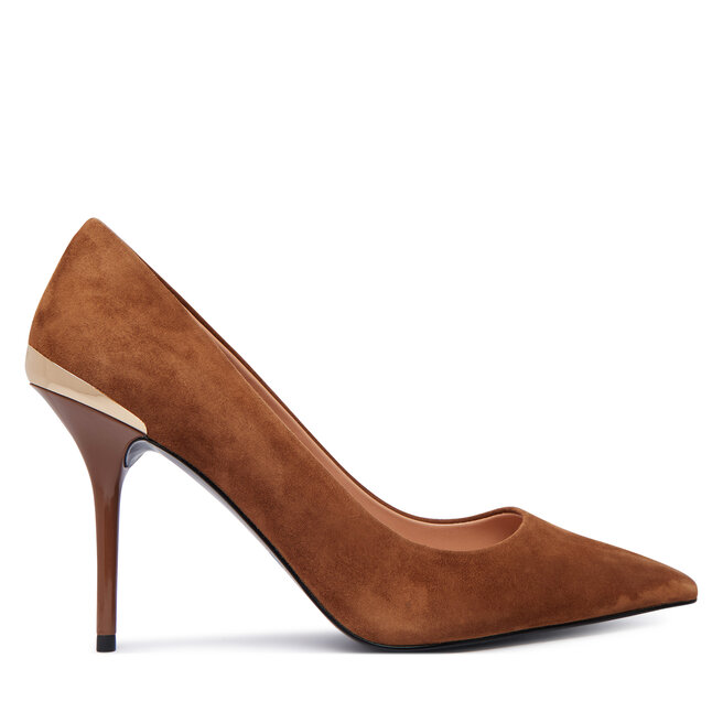 Szpilki LOVE MOSCHINO JA10459G1PJA0210 Brązowy