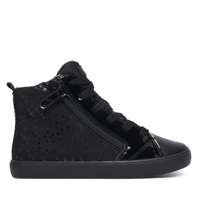 Sneakersy Geox J Gisli Girl J664ND 0AU02 C9999 S Czarny