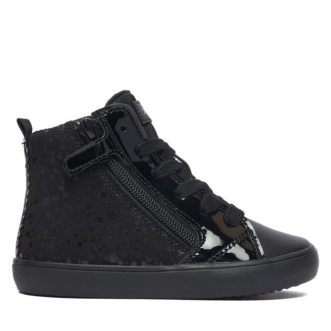 Sneakersy Geox J Gisli Girl J664ND 0AU02 C9999 M Czarny