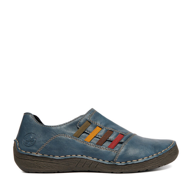 Półbuty Rieker CEO-52560-14 Niebieski
