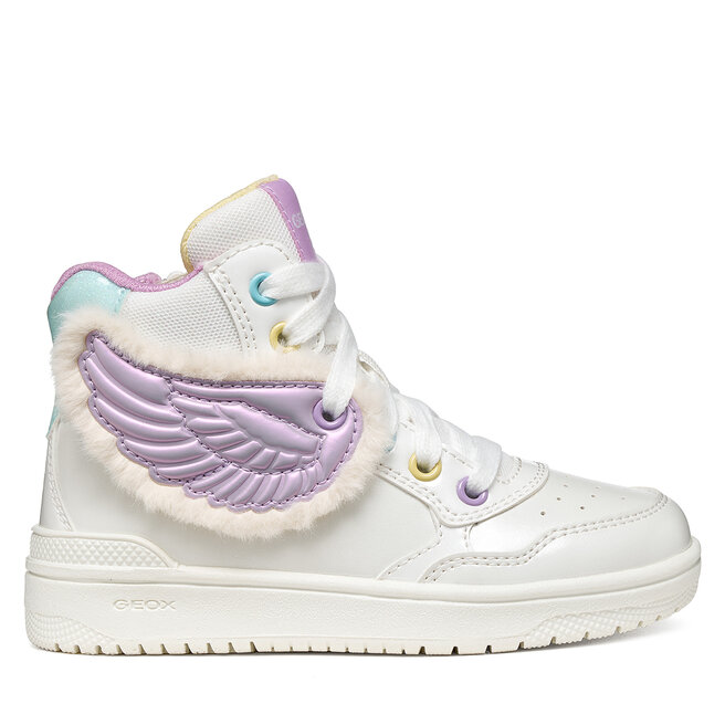 Sneakersy Geox J Washiba Girl J66HXA 0NFKN C0761 M Biały