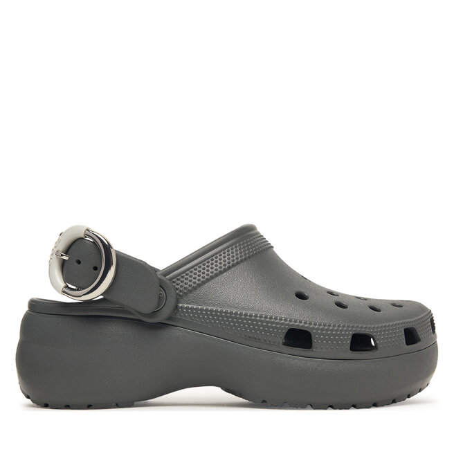 Klapki Crocs Classic Platform Buckle Clog 213230 Szary