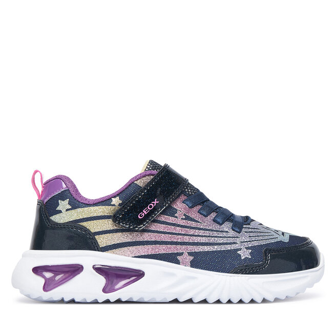 Sneakersy Geox J Assister Girl J56E9B 0ASKN C4269 D Granatowy