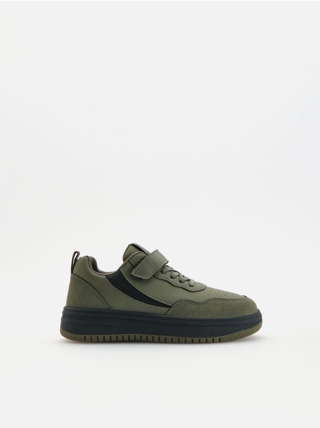 Reserved - Sneakersy na rzepy - zielony