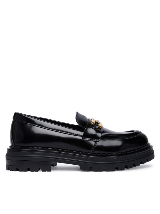 Elisabetta Franchi Loafersy F4A4-E0644-1259 M Czarny