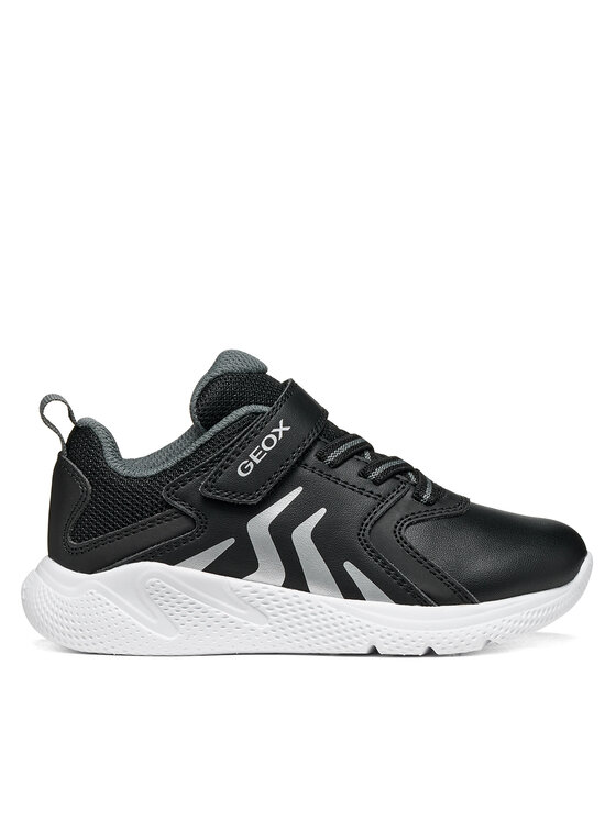 Geox Sneakersy J Sprintye Boy J66GBE 0BC14 C9999 M Czarny