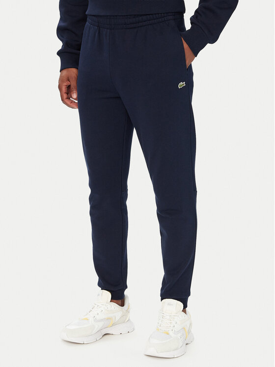 Lacoste Spodnie dresowe XH9833 Granatowy Regular Fit