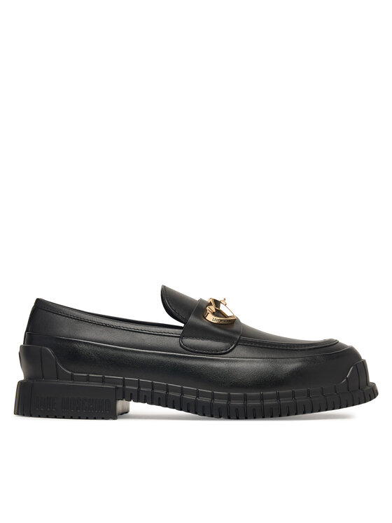 LOVE MOSCHINO Loafersy JA10023G1PIA0000 Czarny