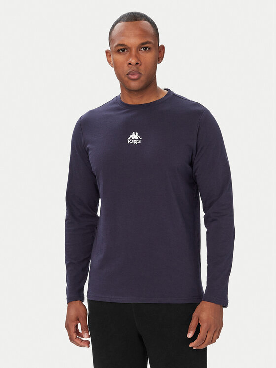 Kappa Longsleeve 382J2RW Granatowy Regular Fit