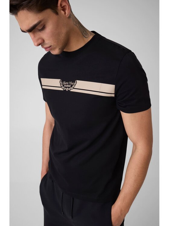 Guess T-Shirt 183445 Czarny Classic Fit
