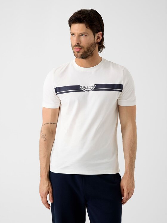 Guess T-Shirt 183445 Biały Classic Fit