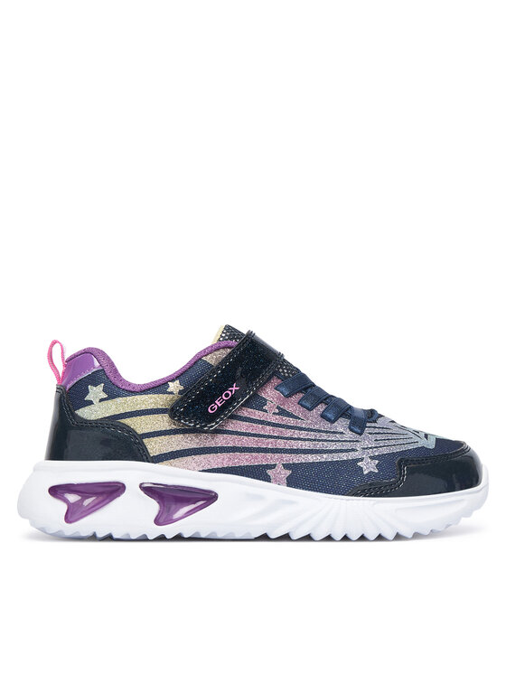 Geox Sneakersy J Assister Girl J56E9B 0ASKN C4269 D Granatowy