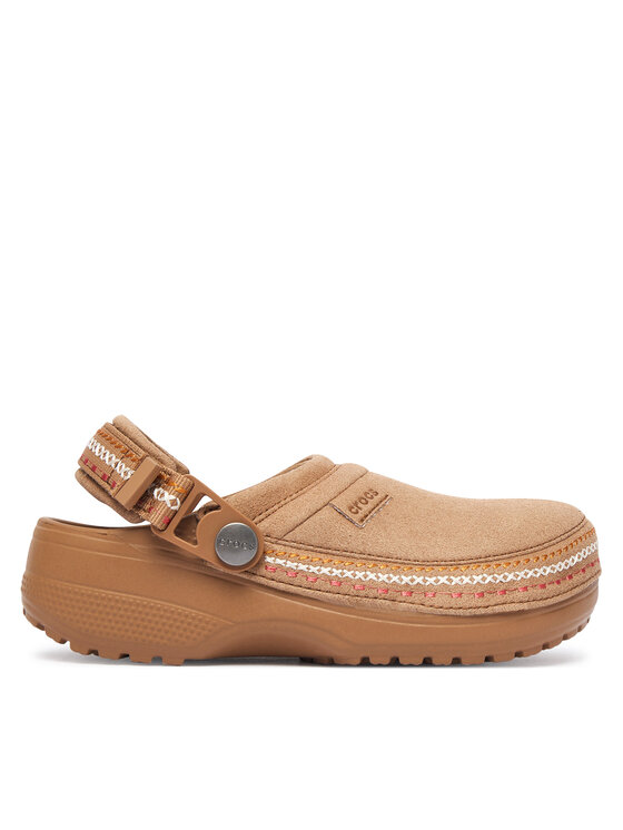 Crocs Klapki Crafted clog 213988 Brązowy