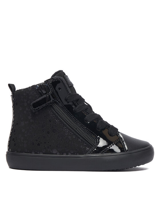 Geox Sneakersy J Gisli Girl J664ND 0AU02 C9999 M Czarny