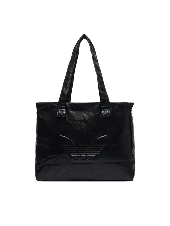 adidas Torebka Shopper Metallic Pu Bag KR1565 Czarny