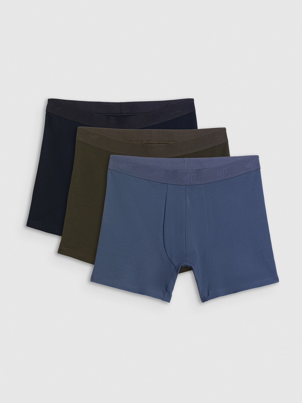 4F Bielizna bokserki (3-pack) męskie - czarne XXL