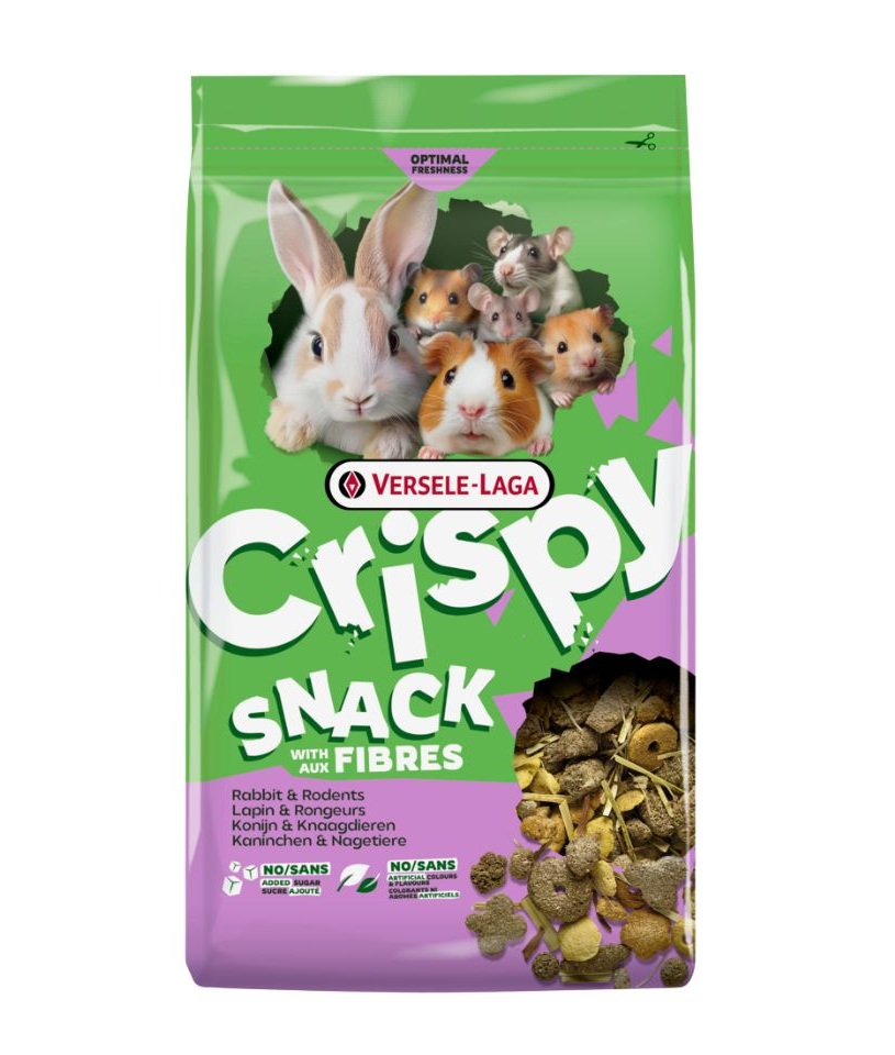 VERSELE-LAGA Crispy Snack with Fibres 12,5 kg przysmaki bogate w błonnik dla królików i gryzoni