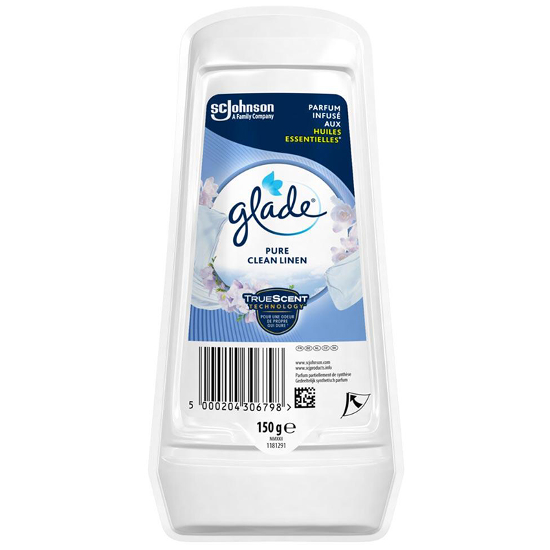 Glade Pure Clean Linen, odświeżacz powietrza w żelu, 150 g