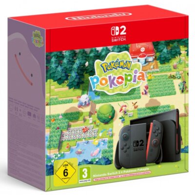 Konsola NINTENDO Switch 2 Czarny + Pokemon Pokopia Gra NINTENDO SWITCH 2