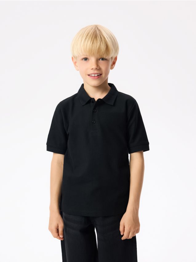 Reserved - T-shirt polo - czarny
