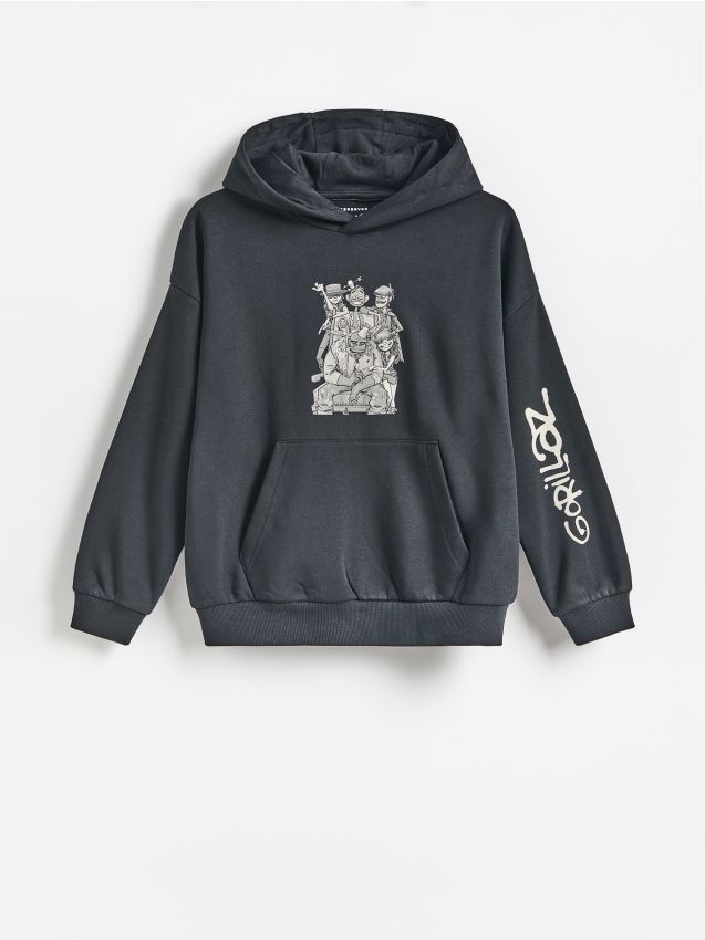 Reserved - Bluza Gorillaz - czarny