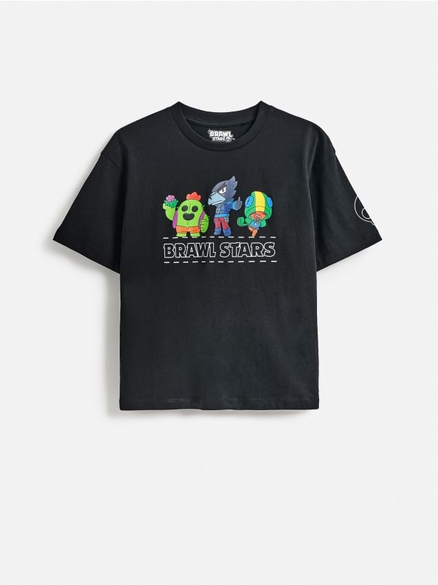 Reserved - T-shirt Brawl Stars - czarny