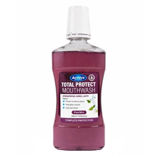 Beauty Formulas Total Protect Płyn do płukania jamy ustnej, 500 ml