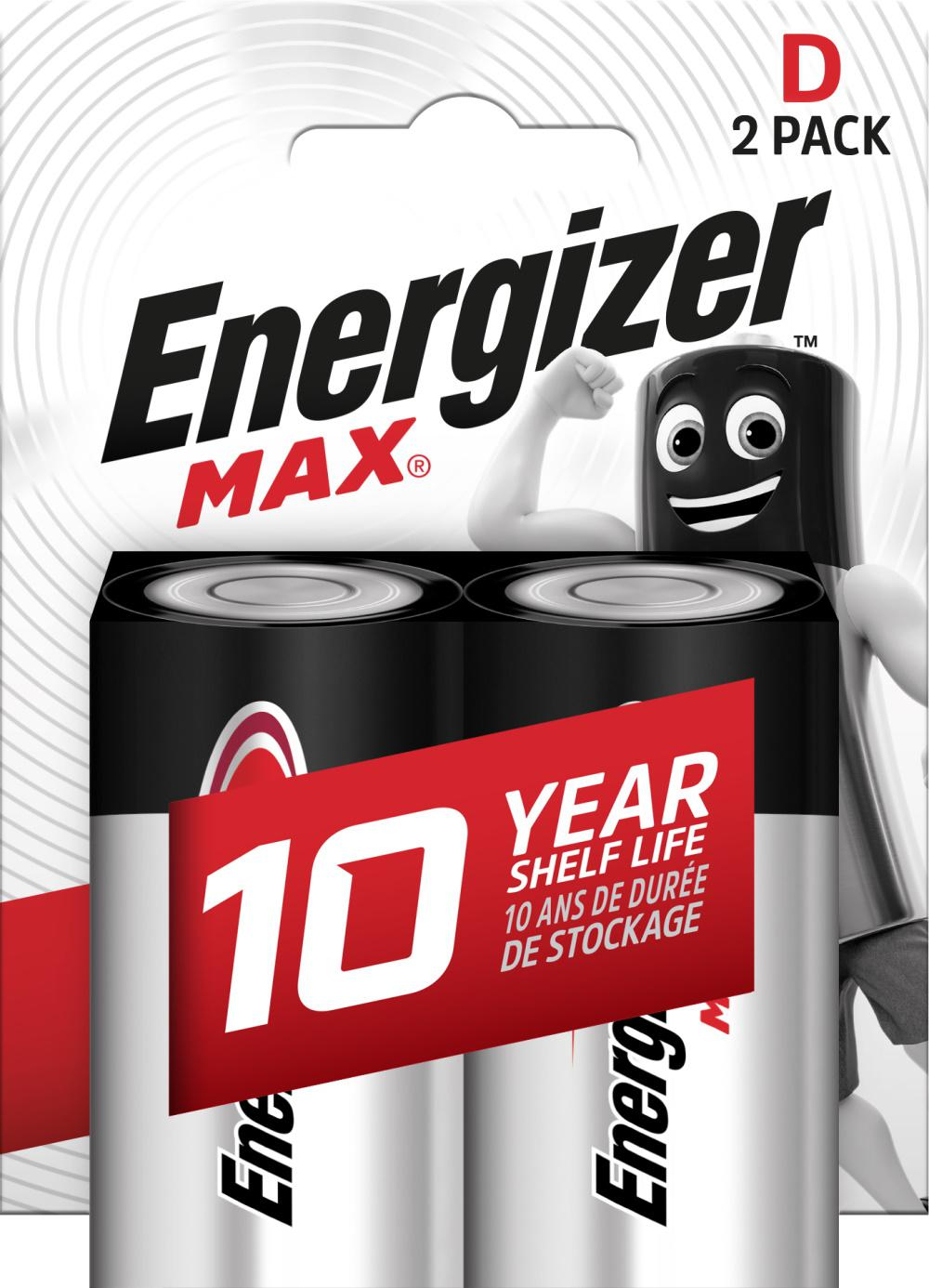 Energizer MAX D LR20 2 szt. ENR Max Alk D BP2