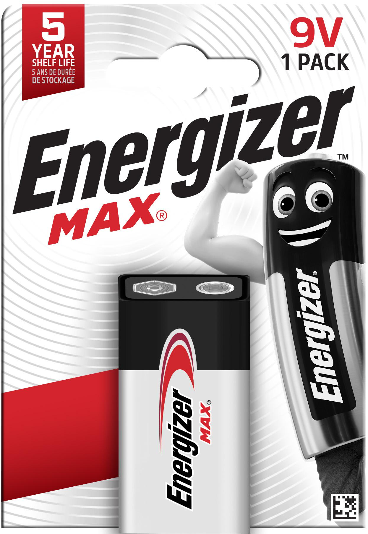 Energizer MAX 9V 1 szt. MAX 9V /1 szt.
