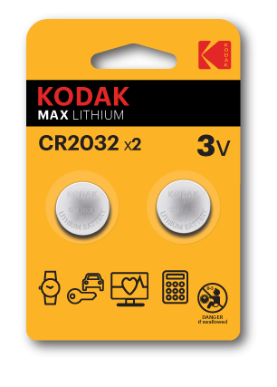 Kodak CR2032 (2 pack) CR2025 (2 pack)