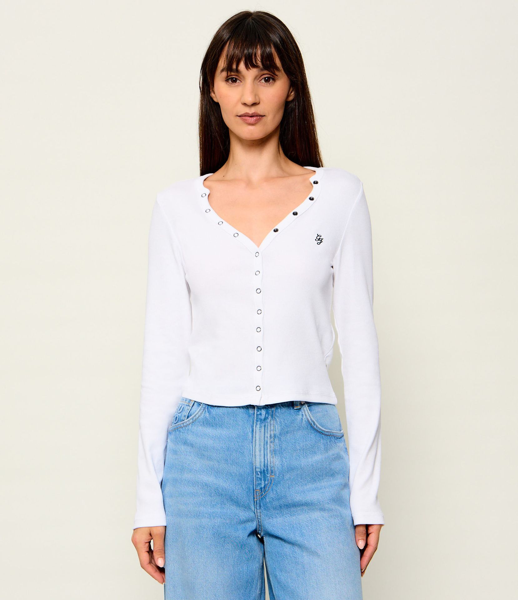 Guess Jeans Bluzka Slim Fit